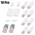thumbnail image 4 of 10Pcs Usb3.1Type C Male Pcb Board Welding Line With Black Or White Shell Black, 4 of 10