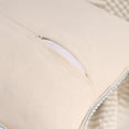 thumbnail image 3 of Unique Bargains Pack of 2 Soft Solid Throw Pillow Covers Cases for Couch 18" x 18" Blue, 3 of 7