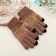 thumbnail image 1 of Guantes de invierno Guantes de pantalla táctil Guantes de nieve navideños Guantes de punto cálidos Guantes para mensajes de texto Varios colores Caqui, 1 of 5