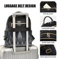 thumbnail image 4 of JIALIOU Mini Backpack Purse for Women Quilted Casual Daypack Small Travel Shoulder Bag, Christmas Tree under Stars Night, 4 of 7