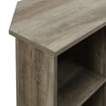 Manor Park Corner Fireplace TV Stand for TVs up to 55", Grey Wash