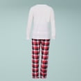 thumbnail image 4 of Disfraz Premium Pantalones de manga larga para la familia, traje informal a cuadros con estampado de alce (niño blanco 8-9T) Kuymtek Blanco 8-9 años para Unisex, 4 of 5