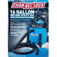 thumbnail image 3 of Channellock 16 Gal. Wet/Dry Vacuum with Blower - Pack of 2 — Residential Use, Standard Application, 3 of 6