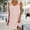 Pink, variant on Women's V Neck Sleeveless Casual Dress Tank Dress Mini Dress Pleated Outdoor Street Daily Fashion Dress Daytime Dresses for Women Casual Day Dresses for Women Summer Women Day Dresses