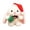 A, variant on Christmas Decorations Indoor Outdoor Under 10$ Clearance! Christmas Plush Bunny, Christmas Stuffed Animal Lop Eared Bunny Plush with Santa Hat & Hanging Ears, Soft Polyester Holiday Plush Rabbit