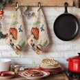thumbnail image 6 of Spring Mushrooms Kitchen Towels Set of 4, Farmhouse Pastoral Botanical Rustic Absorbent Dish Towels for Kitchen, Microfiber Hand Towel, Quick Drying Tea Towel for Cleaning Decorative Dishcloths, 6 of 7