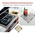 thumbnail image 2 of ziyahi Crystal Tile 3D Wall Sticker Practical Glass Decor Pattern Panel High Heating Resistance Living Room Bathroom Decoration Type 1 Type 11, 2 of 6