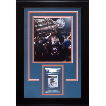 Mike Bossy Autographed New York Islanders 8×10 Card Signature Series Frame – Beckett