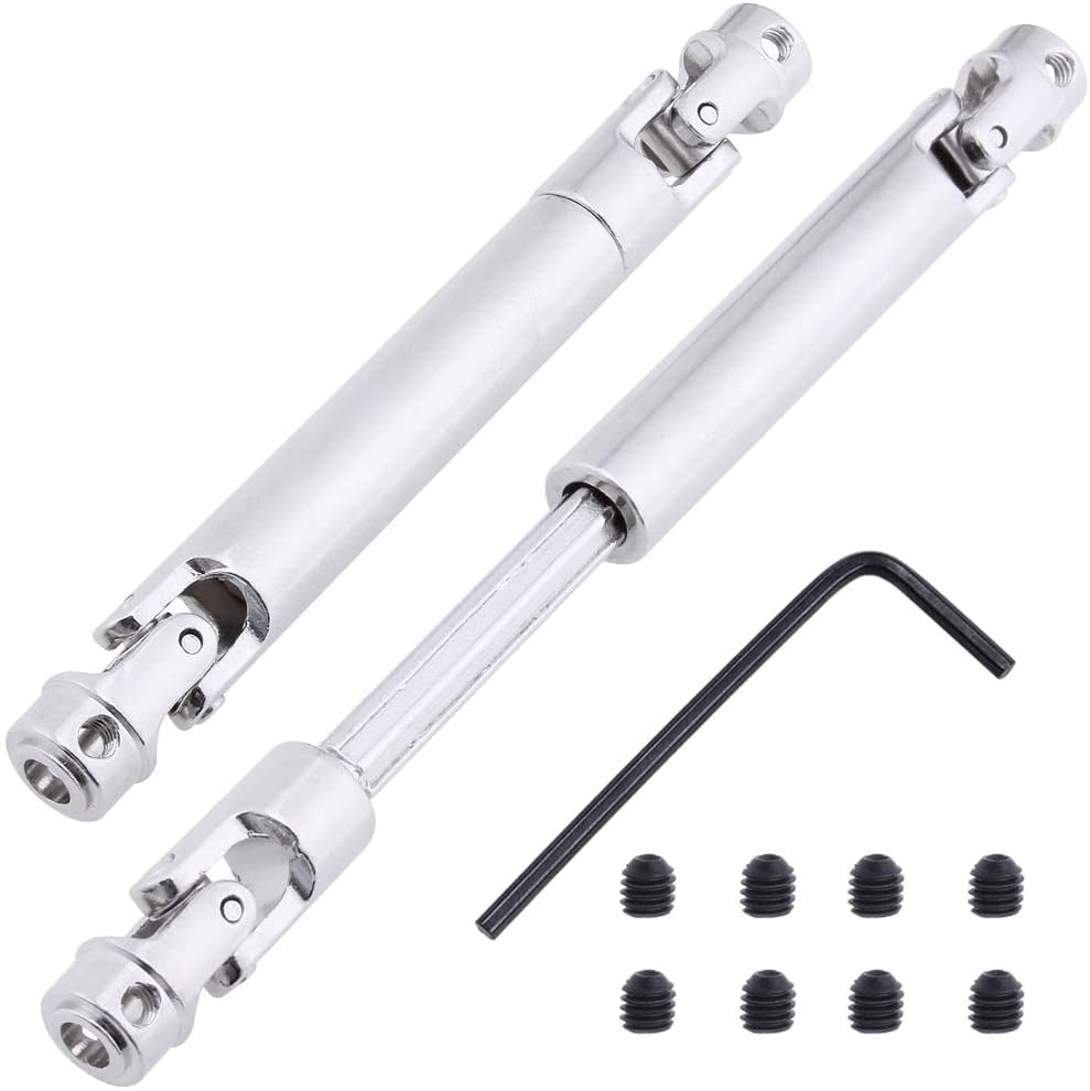 SCX10 Stainless Steel Universal Drive Shaft With Screw CVD110-155mm 