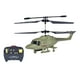 thumbnail image 5 of Helicóptero RC de juguete para exteriores, luces LED para vuelos nocturnos, 2,5 canales verde, 5 of 9