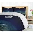 thumbnail image 5 of Ambesonne Ocean Duvet Cover Sets, Full Moon in the Sea, 2-Queen, Black Navy, 5 of 7