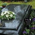 thumbnail image 2 of Acrylic Memorial Garden Stake for Mom, Waterproof Heart/Butterfly Cemetery Grave Markers for Outdoor Yard, Sympathy Bereavement Remembrance Gift, 2 of 7