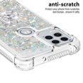 thumbnail image 3 of Funda para Motorola Moto G Stylus 2021 5G con Brillo Líquido Flotante, Purpurina, Parachoques y Anillo Giratorio Soporte, 3 of 5