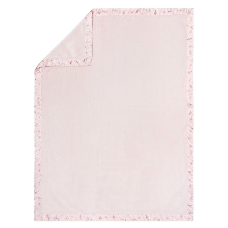 Modern Moments by Gerber Baby Girl Plush Blanket, Pink photo 6