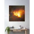 thumbnail image 2 of Volcanic Eruption Dark Poster Wall Art, Modern Wall Decor, 30x30 UNFRAMED, 2 of 3