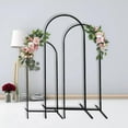 thumbnail image 3 of 2 Pieces Wedding Arch Floral Swag Display Plant Centerpieces Artificial Flowers for Windows Ceremony Backdrop Decoration, 3 of 8