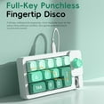 thumbnail image 1 of Teclado de juegos mecánicos con joystick, teclado programable portátil Numpad 12 Cableado para trabajo portátiles de la computadora portátil Mujeres Verde, 1 of 8