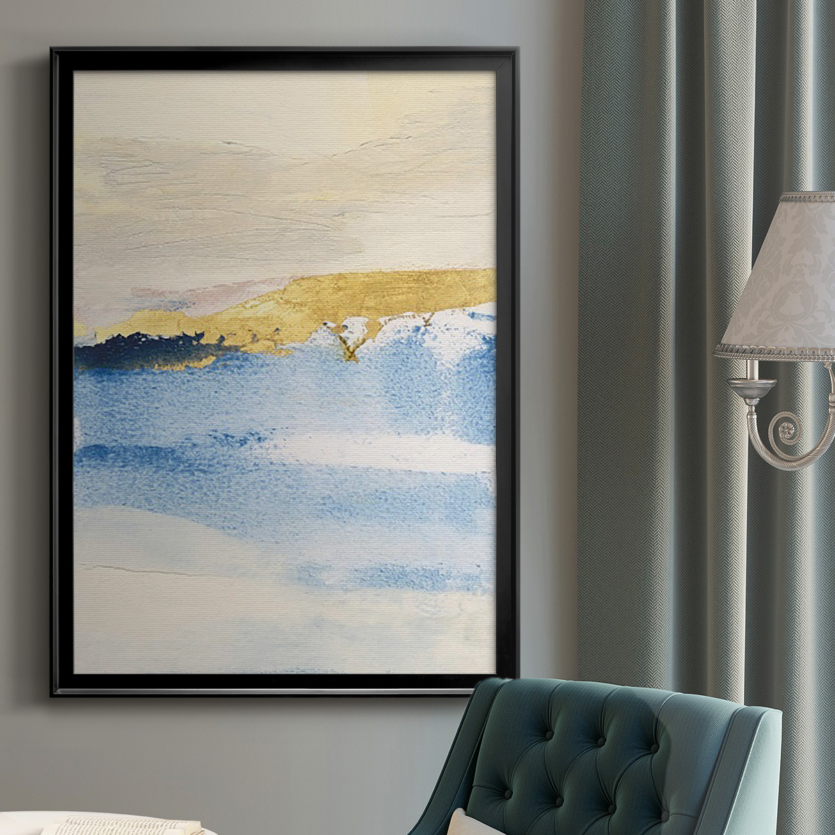 Pampa I Premium Framed Print, in Gold, Black, or Silver - Ready to Hang