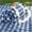 Blue, variant on Extra Large Waterproof Picnic Blanket 80" x 80", Foldable Outdoor Beach Mat with Sandproof Backing, Lightweight Portable for Camping Travel Park Concerts
