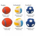 thumbnail image 6 of 2-Pack Interactive Dog Toys Ball Suitable for Small and Medium Dogs, Soccer Ball, Football and Volleyballs for Dogs, Stuffed with Fluffy Squeak Dog Toys, Puppy Dog Plush Toys, 6 of 7