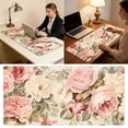 thumbnail image 1 of Creatine Large Pad Desk Mat With Leaf Print For Home Gaming And Study 300x800mm Rubber Keyboard Pad Home & Pad Nice Edge Thick Desk Mat Laptop Slip, 1 of 6
