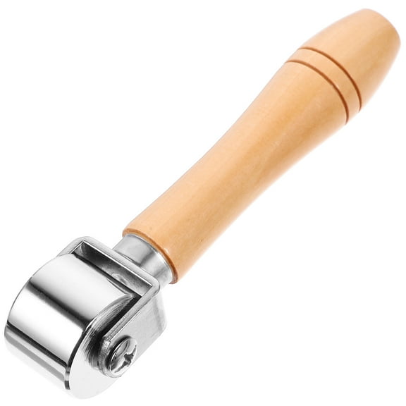 Seam Roller Wooden Handle Pressing Roller Quilting Leather Roller Tool Hand Tool