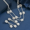 thumbnail image 3 of Sunyuer Bridal Wedding Jewelry Set Rhinestone Necklace Earrings Sets Formal Prom Costume Jewelry Sets for Women and Brides, 3 of 5