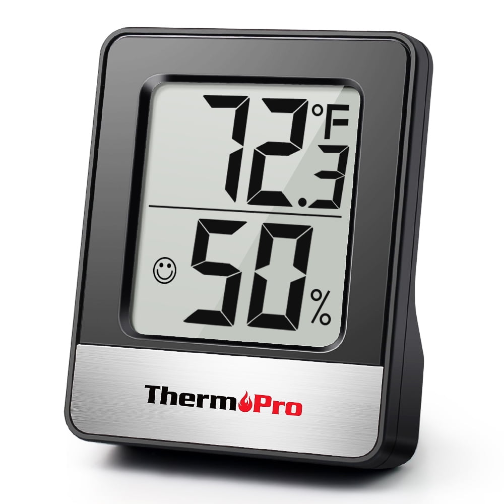Digital Hygrometer Indoor Thermometer Room Thermometer and Humidity Gauge with & 