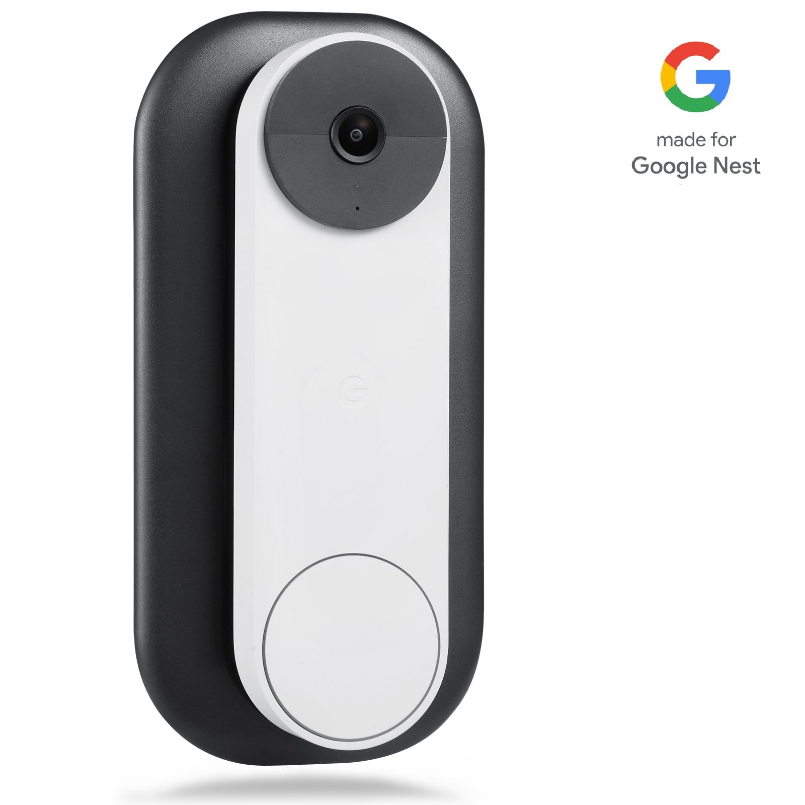 Wasserstein Wall Plate For Google Nest Doorbell (battery) - Made for Google Nest<br>