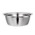 thumbnail image 2 of Colcolo 2 Pcs Stainless Steel Colander for Kitchen, Mesh Colanders Food Strainers Bowl Dia 12.6", Rice Strainer for Rice, Fruit, Vegetables, Dishwasher Safe, 2 of 8