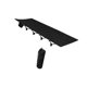 thumbnail image 2 of Cuna plegable para acampar, cama plegable para exteriores, ligera, con bolsa de almacenamiento para adultos y niños, cama para dormir para mochilero negro, 2 of 8