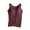 X-Brown, variant on Women Tank Tops Adjustable Strap Sleeveless Basic Solid Camisole V Neck Camisole With Built In Padded Bra Vest