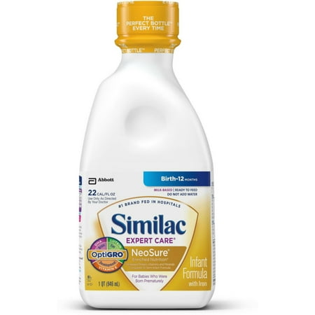 Similac NeoSure Ready-To-Feed With Iron 32 oz (Pack of 6)