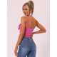 thumbnail image 3 of Corpiño con Lazo para Mujer Top corto con Bowknot Front Fucsia S, 3 of 6