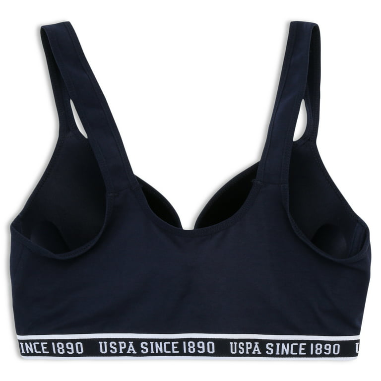 Women's U.S. Polo Assn. Gray sports Bra, Size: XL