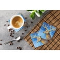 thumbnail image 3 of Carolines Treasures JMK1206FC Reindeer Foam Coaster Set of 4 3 1/2 x 3 1/2 multicolor, 3 of 3