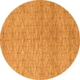 thumbnail image 1 of Ahgly Company Indoor Round Abstract Orange Contemporary Area Rugs, 8' Round, 1 of 1