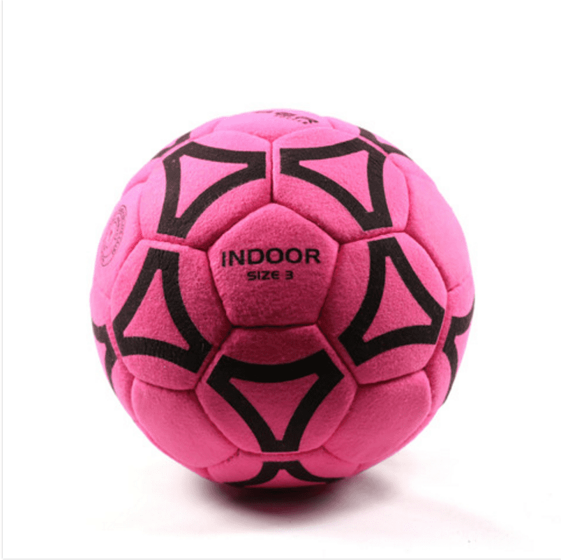 Uber Soccer Indoor Felt Soccer Ball Pink Size 3