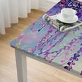thumbnail image 5 of WYYP Flowers Bubbles Sky Square Tablecloth Waterproof 100% Polyester Fiber 36*36, 5 of 8