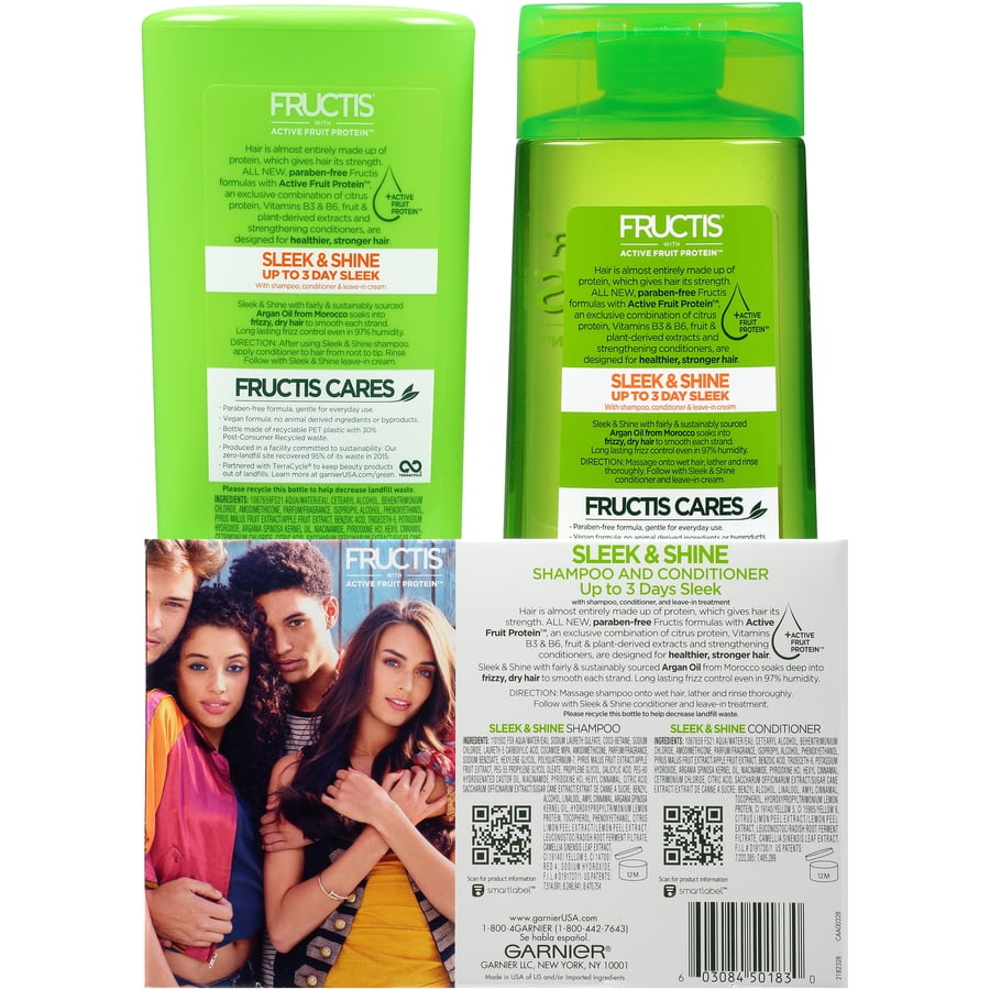 Garnier Fructis Sleek & Shine Everyday 2 Pack