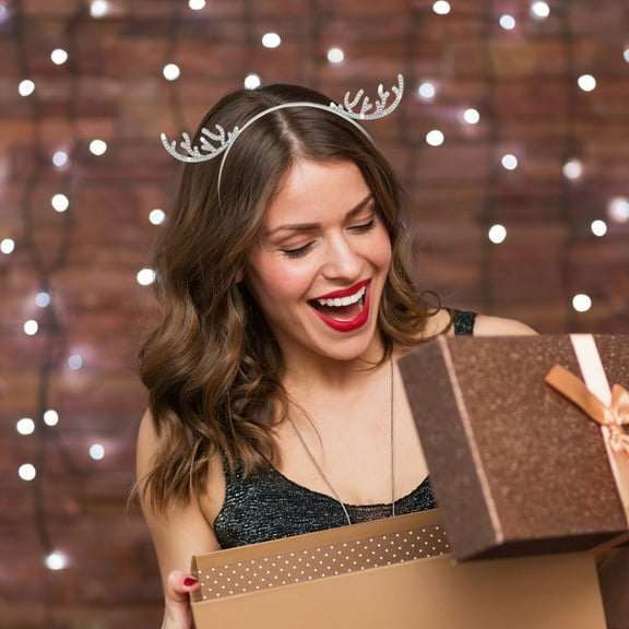 Alloy Christmas Snow Headband Elegant Festive Hair Accessories for Women and Girls Holiday Party Headwear