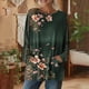 thumbnail image 2 of TaTaai Vintage Printed Long Sleeve Tees With Pockets for Women 2026 Casual Loose Fit Round Neck Blouse Retro Fashion Tops Soft Lightweight Comfort Gift, 2 of 7
