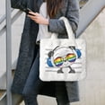 thumbnail image 7 of Rocae Panda with Sun glasses or Plush Underarm Bag White Furry Purse Handbag for Autumn and Winter, 7 of 7