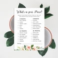 thumbnail image 6 of Inkdotpot Wedding Shower Bachelorette Party Bulk ActivityGameCardsWhats In Your Purse Bridal ShowerGame 50-Pack Floral Brunch & Bubbly, 6 of 7
