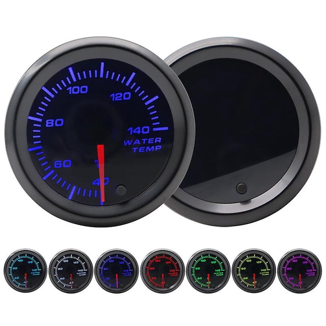 2" 52mm Tinted 7 Colors Led Display Boost/water/oil Temp/pressure/volt/air Fuel Ratio/egt/tachometer Car Gauge +pods 12v