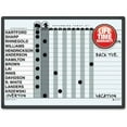 thumbnail image 4 of Quartet 781G 24 in. x 18 in. 15-Person Employee In/Out Tracking Board System - White/Gray Surface/Black Aluminum Frame, 4 of 5