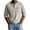 Beige, variant on Men's Long Sleeve Henley Shirt Button-Front Placket Pullover With Chest Pocket Casual Versatile Daily Wear Top
