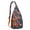Orange-20, variant on Cute Fox Sling Backpack - Cartoon Foxy Print Crossbody Bag with Forest & Floral Design, Lightweight Shoulder Pack for Travel & Daily Commute