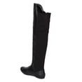 thumbnail image 3 of Qupid BH22 Women Leatherette Fabric Pointy Toe Thigh High Flat Riding Boot, 3 of 6