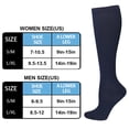 thumbnail image 2 of 1 par de calcetines hasta la rodilla para enfermera calcetines atléticos suaves para mujeres y hombres calcetines deportivos informales, 2 of 7
